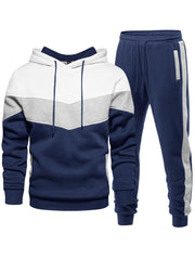 Men's Long Sleeve Hooded All Season Sweatsuit