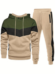 Men's Long Sleeve Hooded All Season Sweatsuit