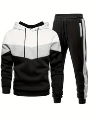 Men's Long Sleeve Hooded All Season Sweatsuit