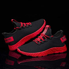 Men's Sneakers New Breathable Lace Up Men Mesh Shoes