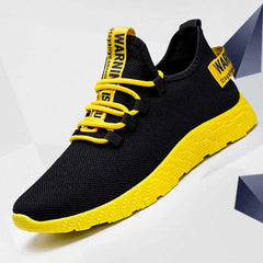Men's Sneakers New Breathable Lace Up Men Mesh Shoes