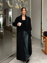 Ladies Long Loose Fancy Student Coat Woolen CoatLadies Long Loose Fancy Student Coat Woolen Coat