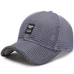 Top Level Summer Baseball Hat Women Men Breathable Mesh Trucker Cap - Acapparelstore
