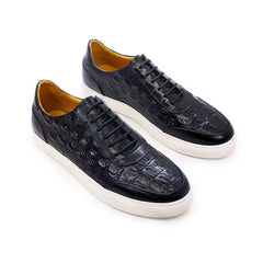 Luxury purple casual leather shoes men's cowhand shoes