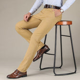 British Style Men High-Quality Casual Dress Pant Men Design Slim Trousers - Acapparelstore