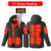Unisex Areas Heated Jacket Electric Heating Vest USB Heated JacketUnisex Areas Heated Jacket Electric Heating Vest USB Heated Jacket