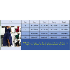 Floral Lace Dresses Ladies Elegant Party Dresses Swing Prom Evening Gowns - Acapparelstore
