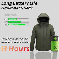 Unisex Areas Heated Jacket Electric Heating Vest USB Heated JacketUnisex Areas Heated Jacket Electric Heating Vest USB Heated Jacket
