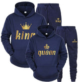 Fashion Couple Sportwear Set KING or QUEEN Streetwear - Acapparelstore