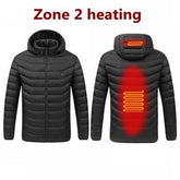 Men's Warm Winter USB Heating Jackets Smart Thermostat - Acapparelstore