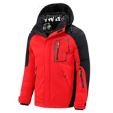Men's Thick Warm Parkas Jacket Outdoor Windproof Pocket - Acapparelstore