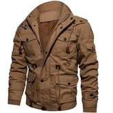 Men's Winter Fleece Jacket Coats Thick Warm Casual Parkas Military Jackets - Acapparelstore