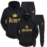 Fashion Couple Sportwear Set KING or QUEEN Streetwear - Acapparelstore