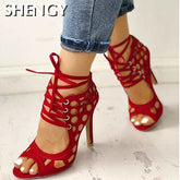 Women's Sandals Fine High-heeled Fashion Summer Casual Shoes - Acapparelstore