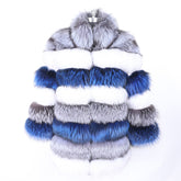 Women's Parka Coat Luxury Long Sleeve Stand Collar Faux Fur Coat - Acapparelstore