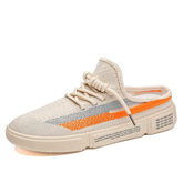 Men's New Fashion Shoes Cotton Fabric Mules Breathable Sneakers - Acapparelstore