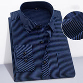 Plus Size Man's Cotton Shirts Hight Quality Business Casual Shirt - Acapparelstore
