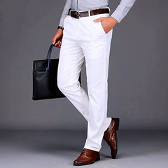 British Style Men High-Quality Casual Dress Pant Men Design Slim Trousers - Acapparelstore