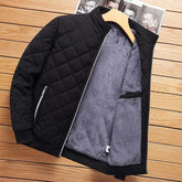 Men's Jacket Stand Collar Jacket Parka Winter Fleece Warm Jackets - Acapparelstore