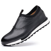 Men's Casual Shoes Lace Up Genuine Leather Oxfords Outdoor Shoes - Acapparelstore