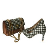 Popular Pointed Toe Shoes with Match Bags 2 types Of Shoulder Straps - Acapparelstore