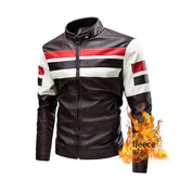 Men's Motorcycle Leather Jacket Brand New Casual Warm Jackets - Acapparelstore