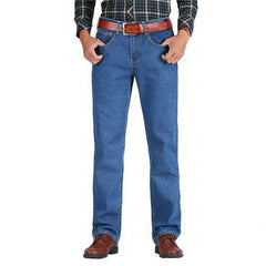 Straight Classic Jeans Spring Autumn Male Denim Pants - Acapparelstore