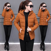 Women's cotton Winter Hooded Jackets-Warm Coats - Acapparelstore