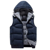Men's Fashion Hooded Cotton-Padded Vest Thickening Waistcoat - Acapparelstore