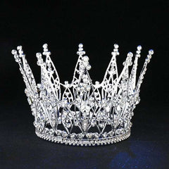 Fashion Pageant Bride Tiara Rhinestone Crown hair accessories - Acapparelstore