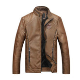 Men's Leather Suede Jacket Fashion Autumn Motorcycle PU Leather - Acapparelstore