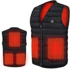 Men Women Autumn winter Vest Smart heating Cotton Vest - Acapparelstore