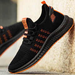 New Mesh Men's Sneakers Casual Shoes Lac-up Lightweight Comfortable Shoes - Acapparelstore