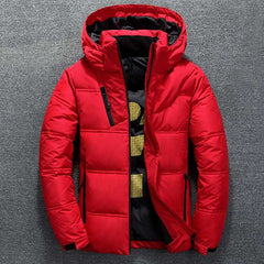 Men's Autumn Winter Jackets Stand Collar Puffer Thick Hat Coats - Acapparelstore
