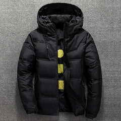 Men's Autumn Winter Jackets Stand Collar Puffer Thick Hat Coats - Acapparelstore