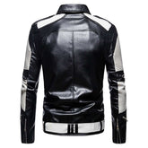 High-Quality Men's Black Leather Jackets New Slim Fit PU Leather Coats - Acapparelstore