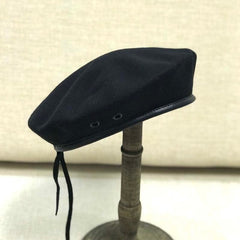 Men's Wool Beret Octagonal Hat Artist Hat Felt Painter military Cap - Acapparelstore