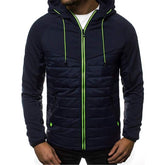 Men's Hoody Jacket Cotton Blend Waterproof Casual Warm Overcoat - Acapparelstore