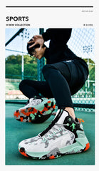 Unisex Basketball Shoes Golden Basketball Shoe Anti-skid Shoes - Acapparelstore