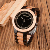 Male Quartz Antique Bobo Brid Wooden WatchesMale Quartz Antique Bobo Brid Wooden Watches with Wooden Band