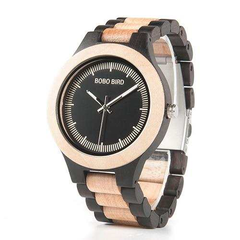 Male Quartz Antique Bobo Brid Wooden WatchesMale Quartz Antique Bobo Brid Wooden Watches with Wooden Band