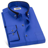 Men's Spring & Autumn Business Dress Shirts Male Formal Dress Shirt - Acapparelstore