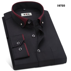 Men's Spring & Autumn Business Dress Shirts Male Formal Dress Shirt - Acapparelstore