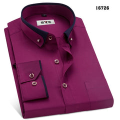 Men's Spring & Autumn Business Dress Shirts Male Formal Dress Shirt - Acapparelstore
