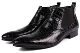 Men's ankle boots genuine leather business dress shoes - Acapparelstore