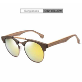 Men Women QianJing Retro Wood SunglassesMen Women QianJing Retro Wood Sunglasses