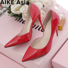 High Heels Shoes Pointed Toe Thin Heel - Acapparelstore