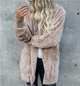 Faux Fur Teddy Bear Coat Women'New Faux Fur Teddy Bear Coat Women's Large Jacket