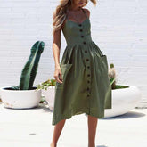 Casual Vintage Women Summer Sexy DressCasual Vintage Women Summer Sexy Dress