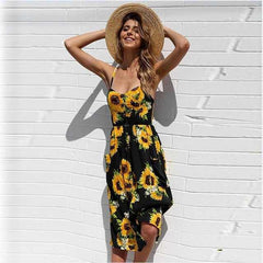 Casual Vintage Women Summer Sexy DressCasual Vintage Women Summer Sexy Dress